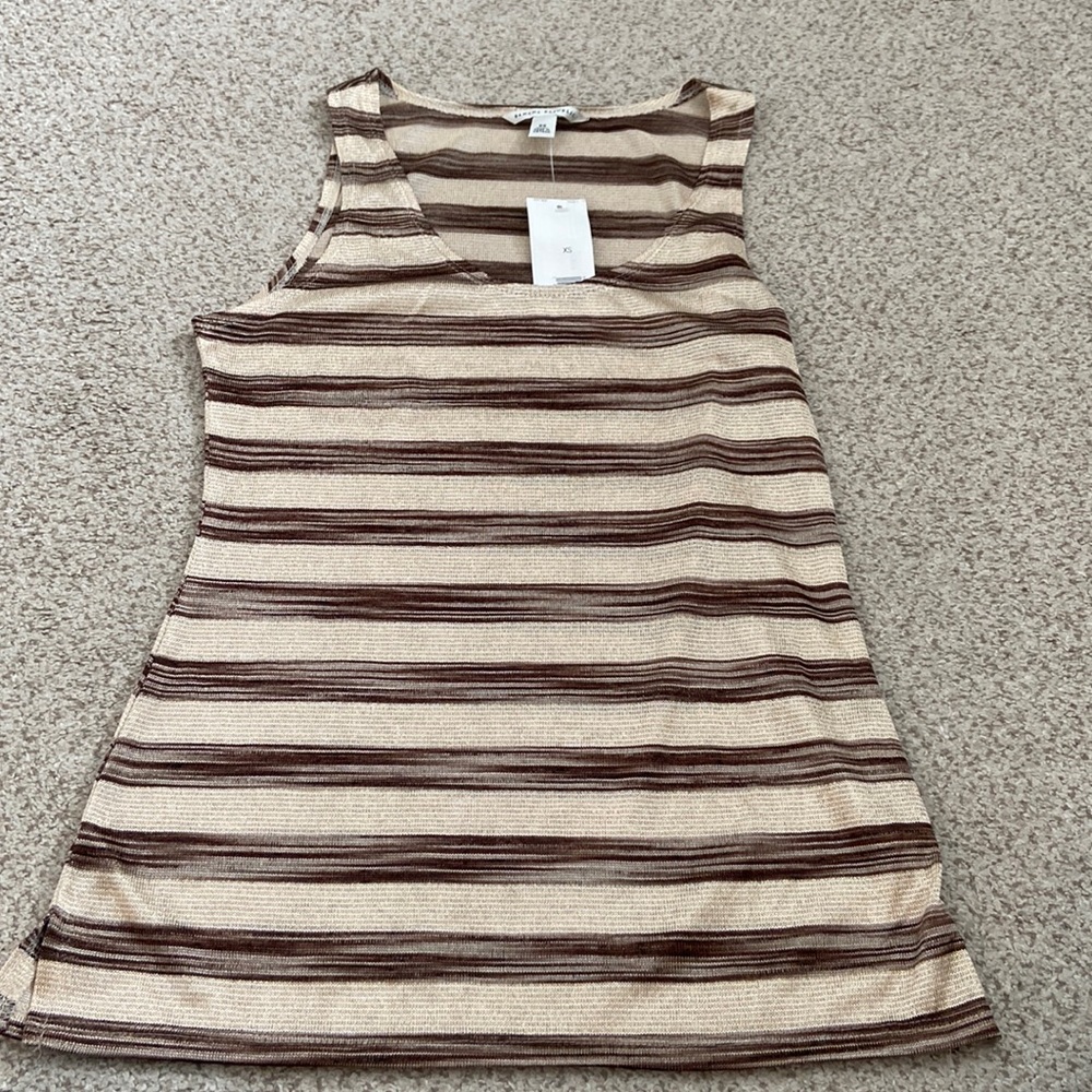 NWT Banana Republic Metallic Knit Tank, XS